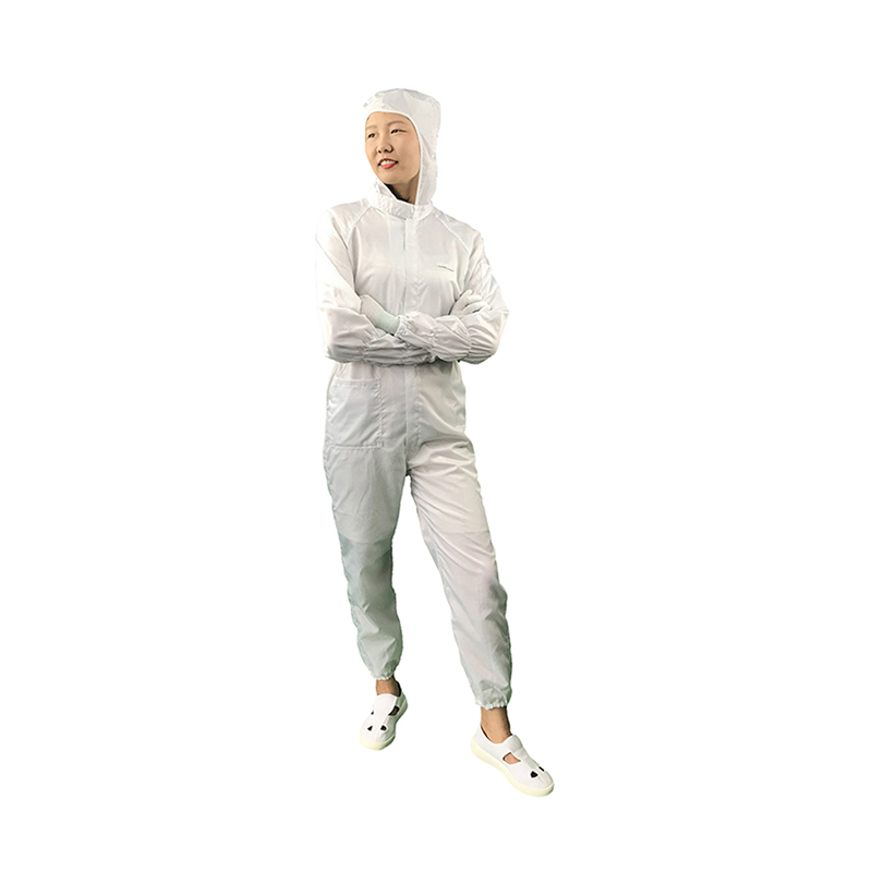 Anti statisk mitten av öppen huva jumpsuit